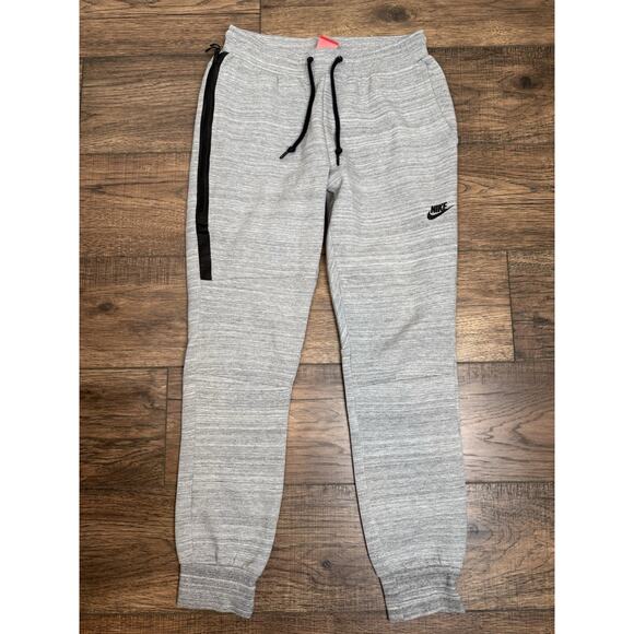 Nike Size M Tech Fleece Pants Jogger 1012 545343-065 Heather Gray - Picture 1 of 7